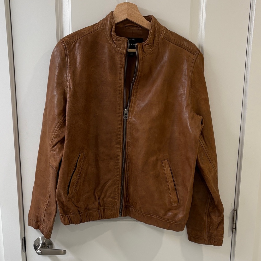 Lucky Brand Brown Leather Jacket